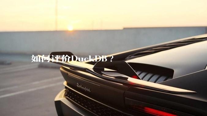 如何评价DuckDB?